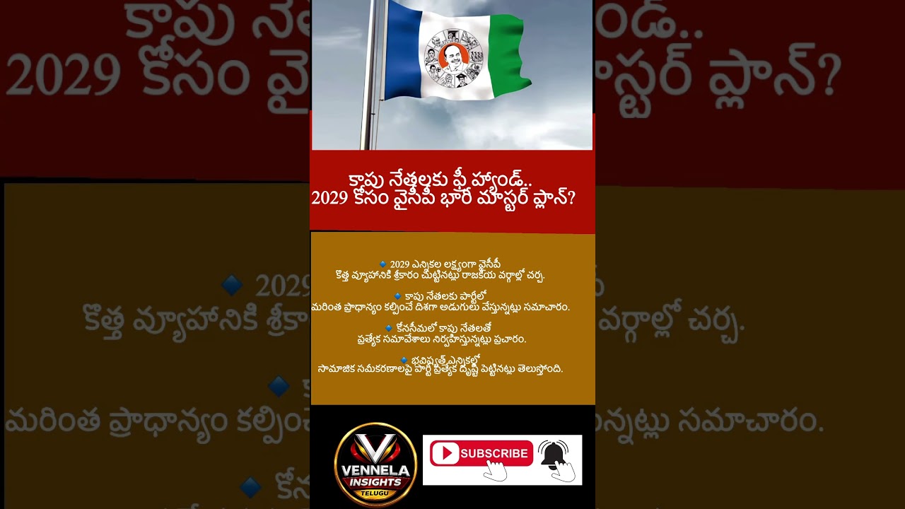 #YSRCP #Jagan #KapuLeaders #KapuCommunity #AndhraPolitics #APPPolitics #PoliticalNews