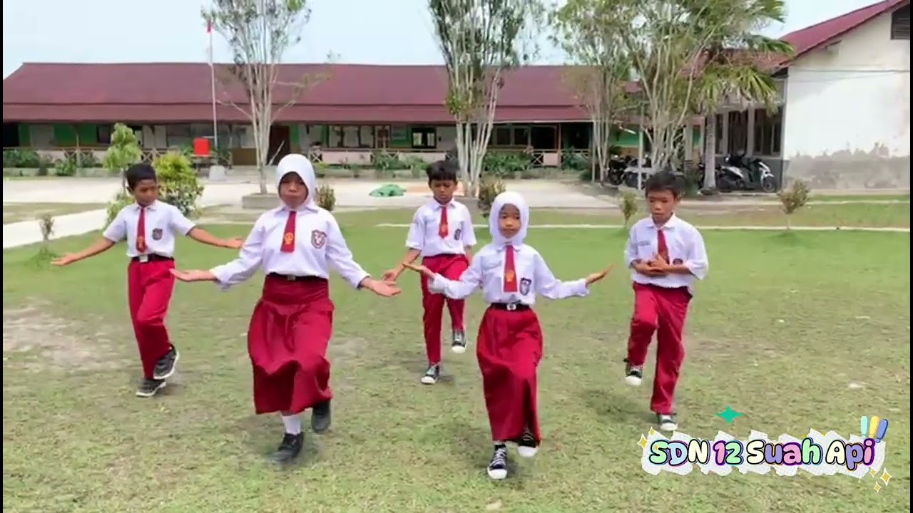 Kreasi Gerak Rukun Sama Teman ][ SDN 12 Suah Api
