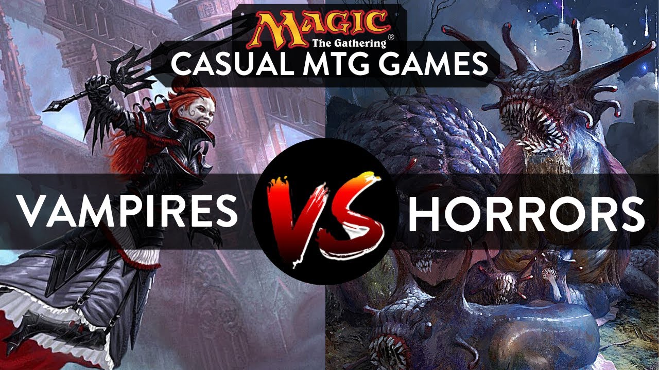 MTG GAMEPLAY: HORROR TRIBAL VS VAMPIRE TRIBAL  (MTG quarter final)