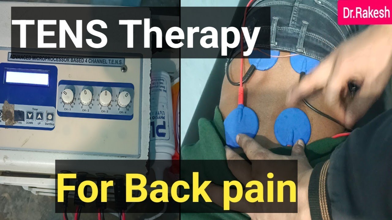 TENS Therapy | Tens placement for lower back pain | Tens physiotherapy machine