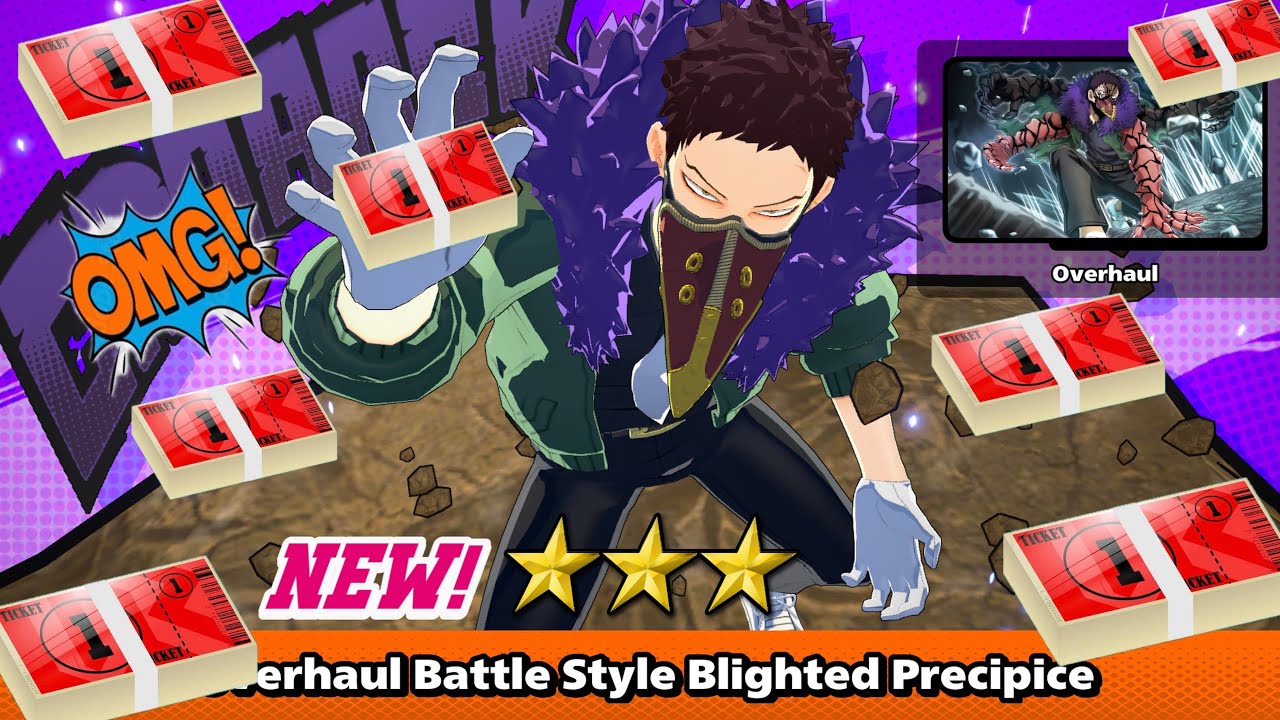 OMG THESE OVERHAUL SUMMONS WAS ACTUALLY GENEROUS!My Hero Ultra Rumble