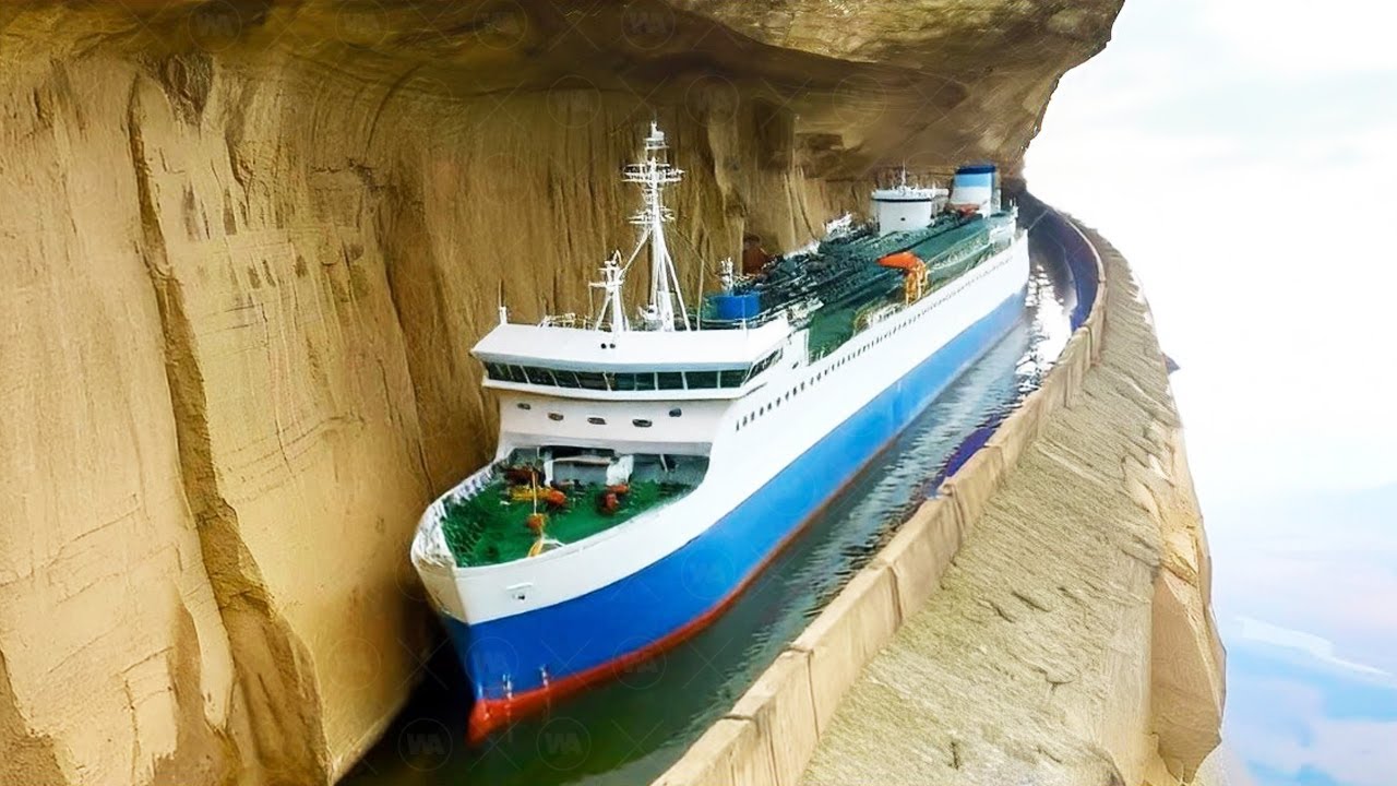 Wie China Millionen Tonnen Wasser in Berge leitete, damit Schiffe darüber fahren können