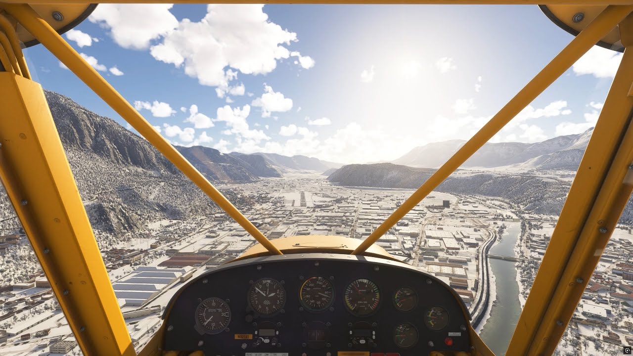 Winter Alpine Flight to Bolzano | Cockpit Ambience ASMR