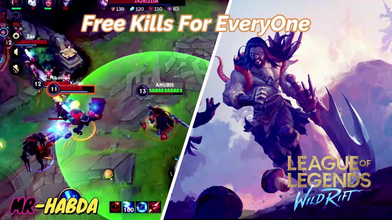 tryndamere wild rift - giving my team free kills