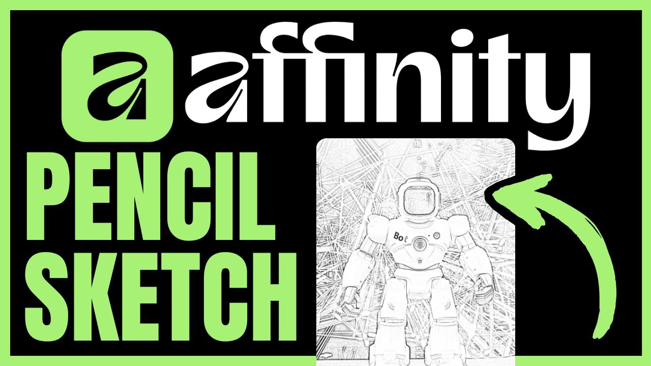 How To CREATE A Pencil Sketch Effect In Affinity (QUICK & EASY) 2026