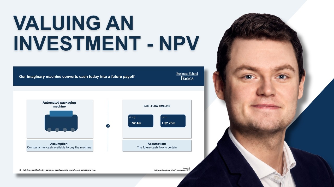 Valuing an Investment and Net Present Value (NPV) - Business School Basics