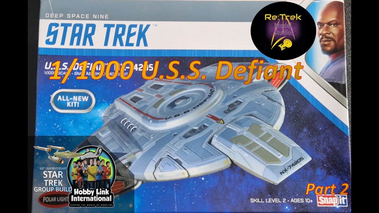 1/1000 USS Defiant part 1