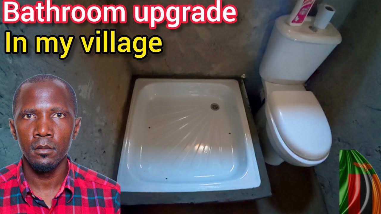 Building a bathroom in my village in Lusaka Zambia