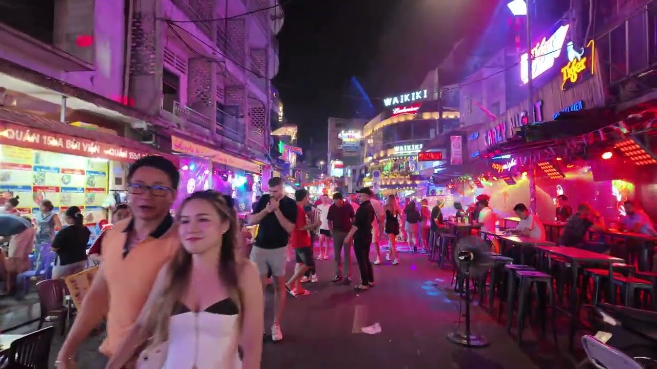 Vietnam’s Wildest Nightlife Street | Walking Bui Vien on a Saturday Night!