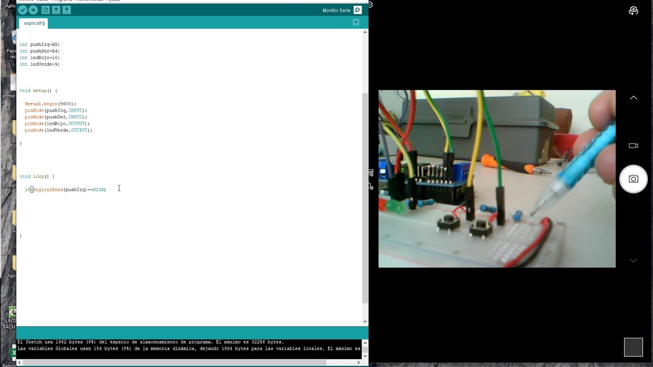 Explica cómo utilizar las sentencias If,  else if y else con Arduino.