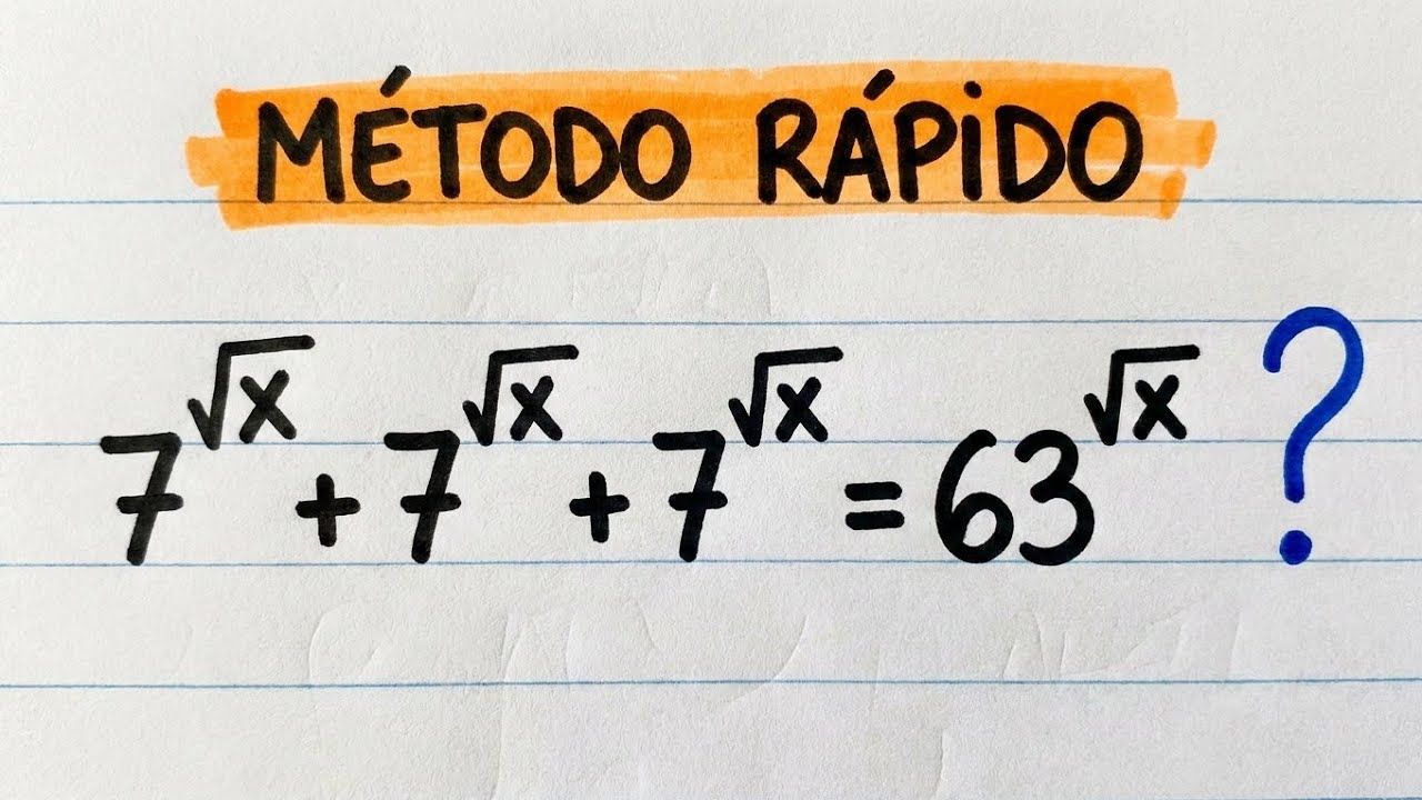 Equação Exponencial com Raiz Quadrada no Expoente