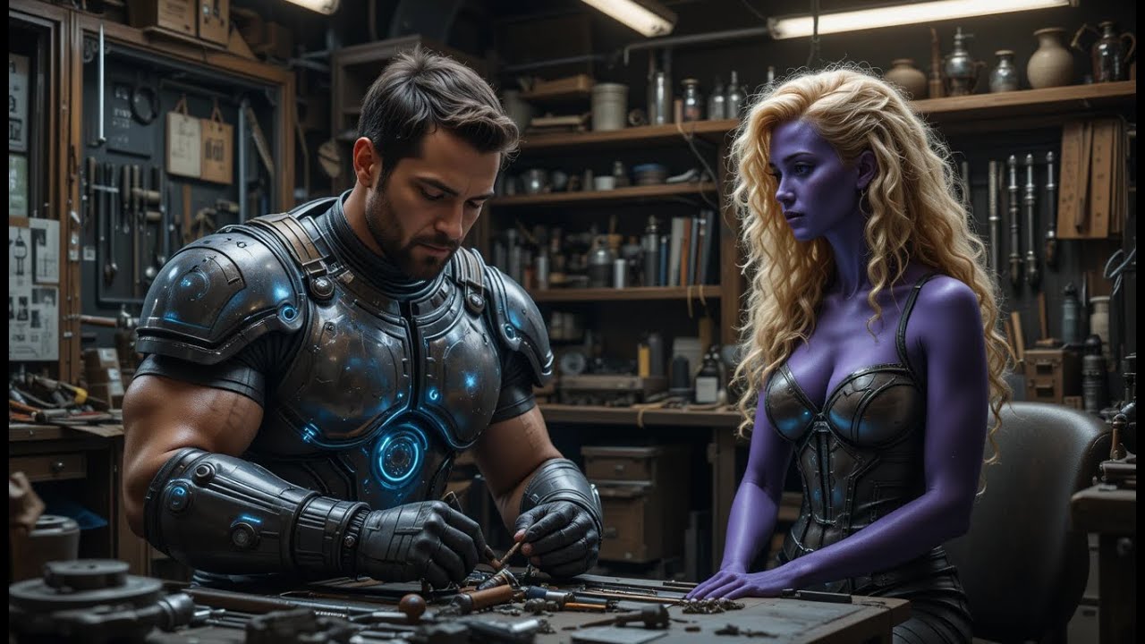 He Repaired More Than Her Armor—A Human’s Touch Mended Her Heart | HFY