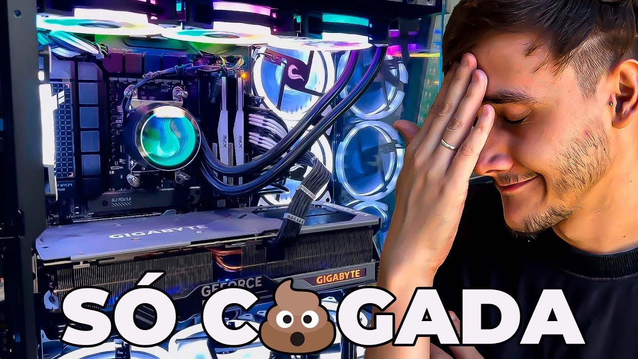 SE LIGA O QUE ELE FEZ MONTANDO O PC SOZINHO