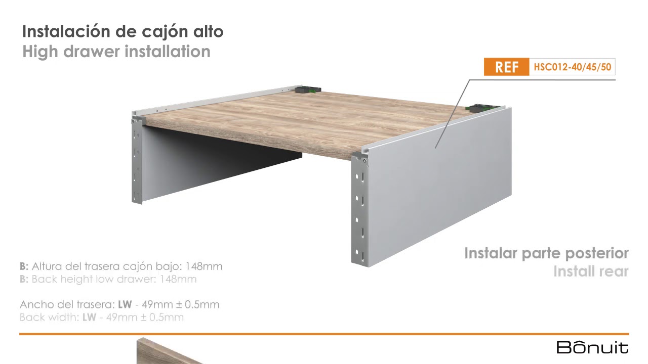 Instala tú mismo un cajón Slim Box - Madecentro