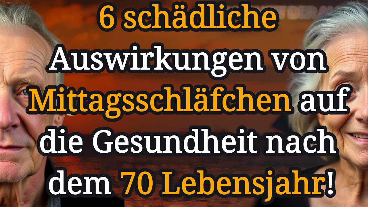 ❗Schockierende Wahrheit Mittagsschlaf nach 70 kann zu diesen 6 Gesundheitsproblemen f&uuml;hren!