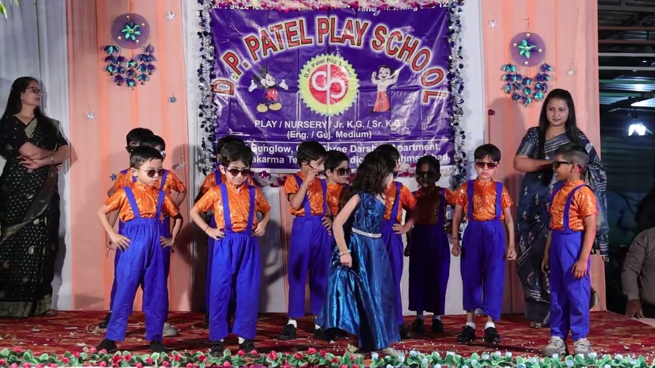 15 Coolie no 1  - #Annual_function_2025_26 #D_P_Patel_play_school