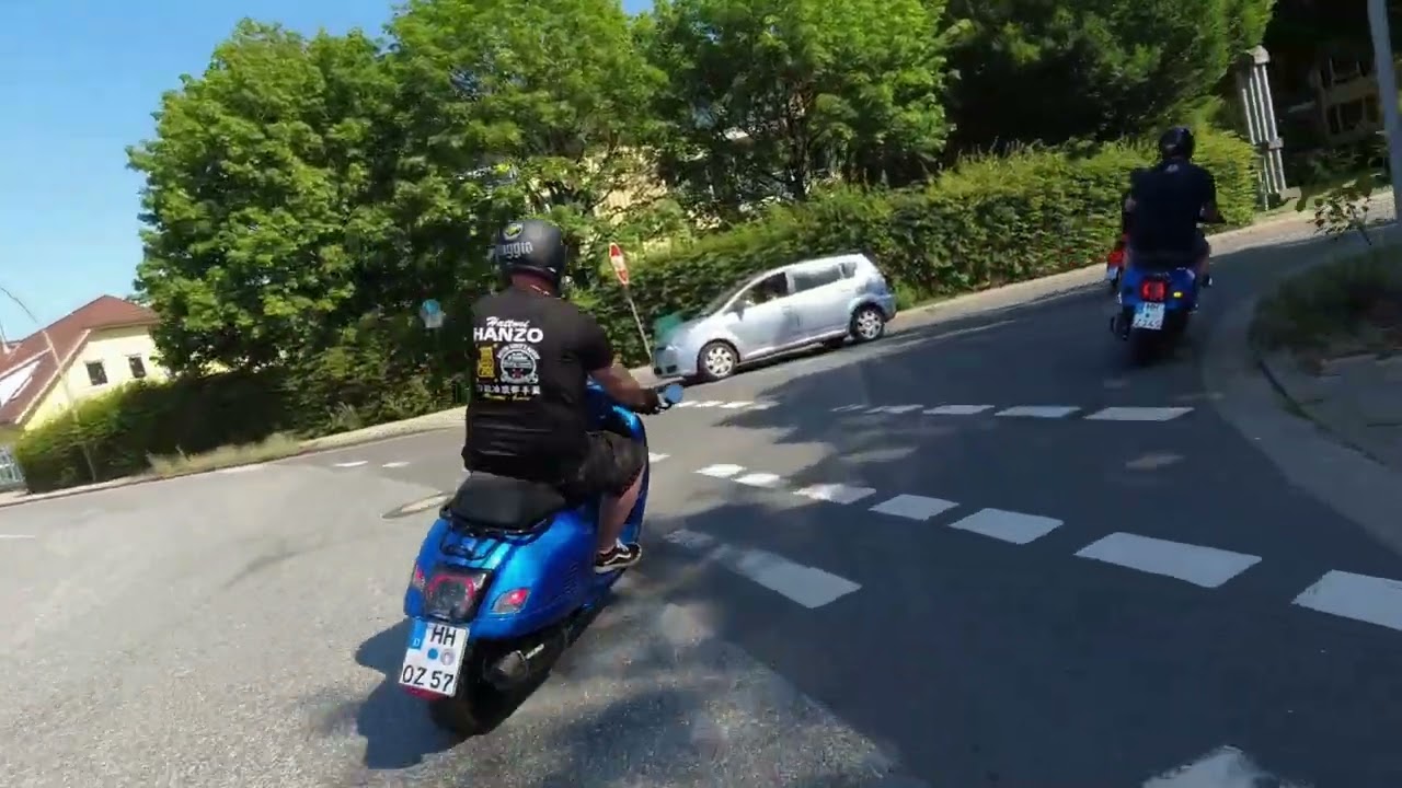 Vespa GTS Hanseaten Tour - Hosteinische Schweiz Plön Bosau (großer Plöner See)