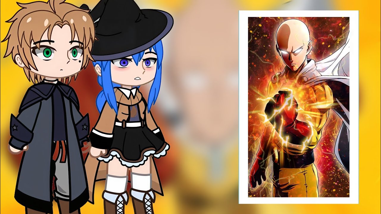 Mushoku Tensei React to Saitama [One-Punch Man] || Gacha React