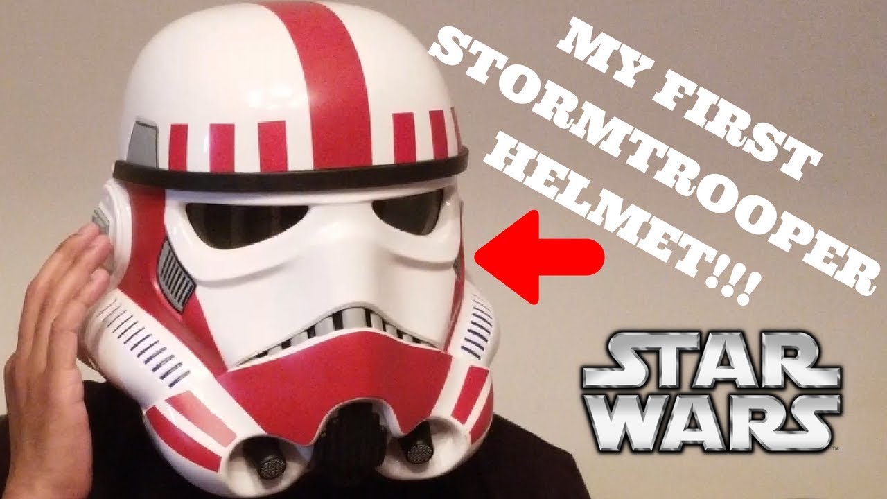 My First Stormtrooper Helmet!  Star Wars Black Series Shocktrooper Helmet (Gamestop Exclusive)