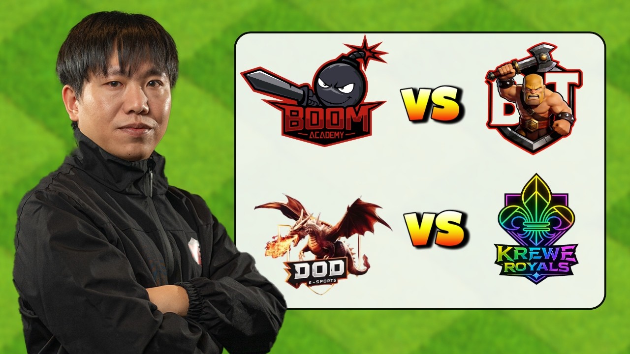 Boom Academy , DoD Esports and more in Clash of Clans