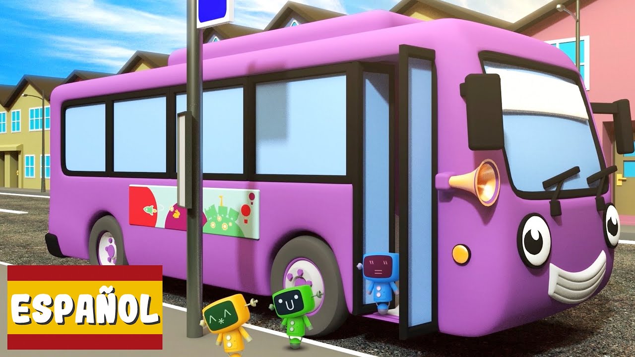 Las Ruedas del Autobús | Garaje de Gecko | Vehiculos para niños | Vídeos educativos