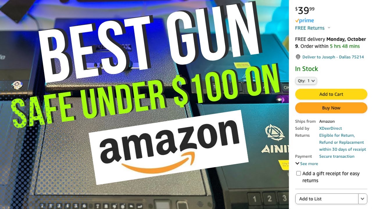 Best 4 Gun Safes Under $100 On Amazon