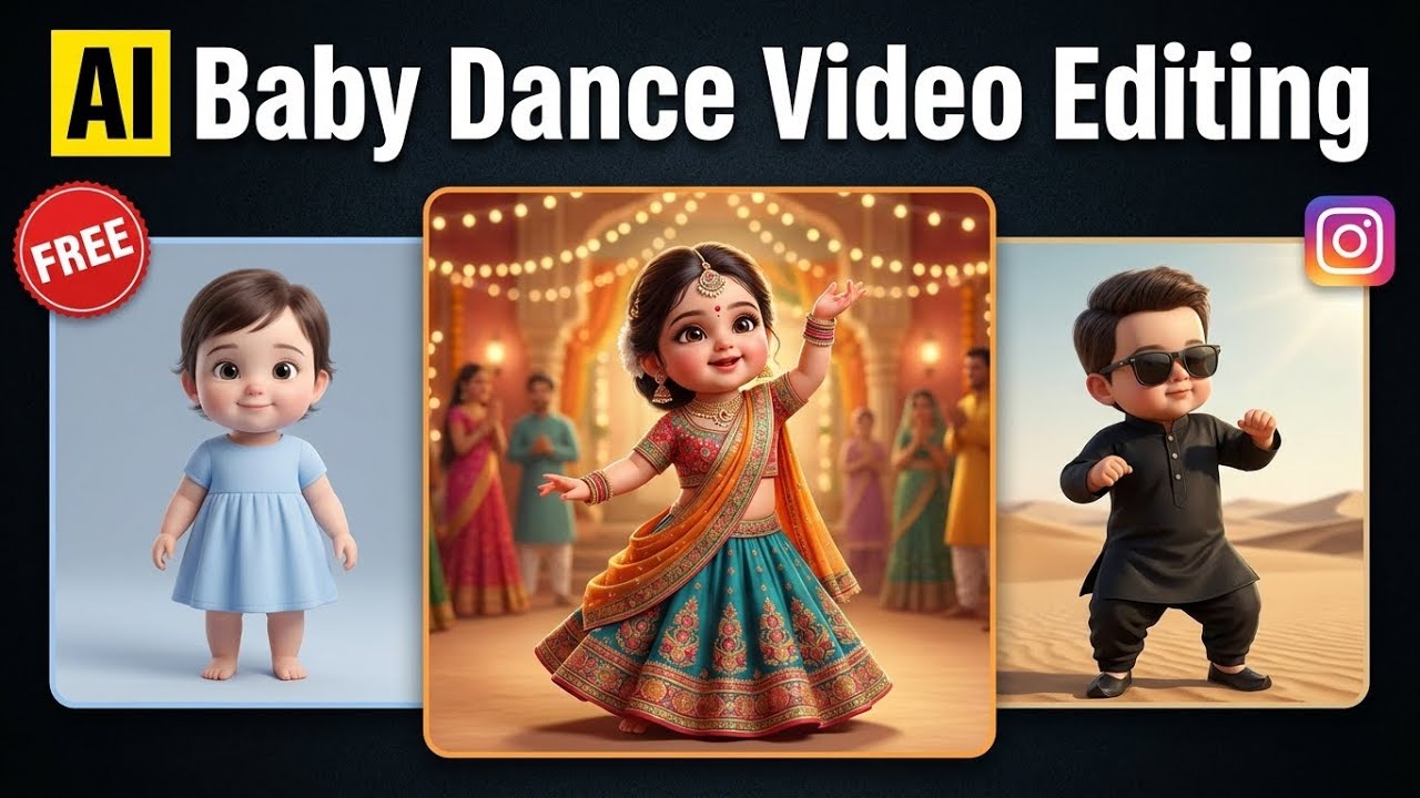 How to Make Viral Baby Dance Video for FREE | Kling AI Motion Match Tutorial