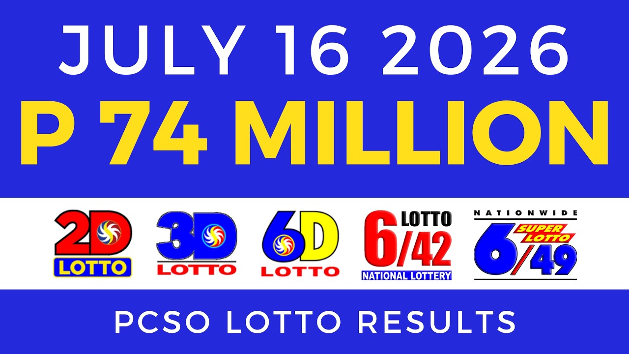 Lotto Result Today 9PM July 16 2026 PCSO