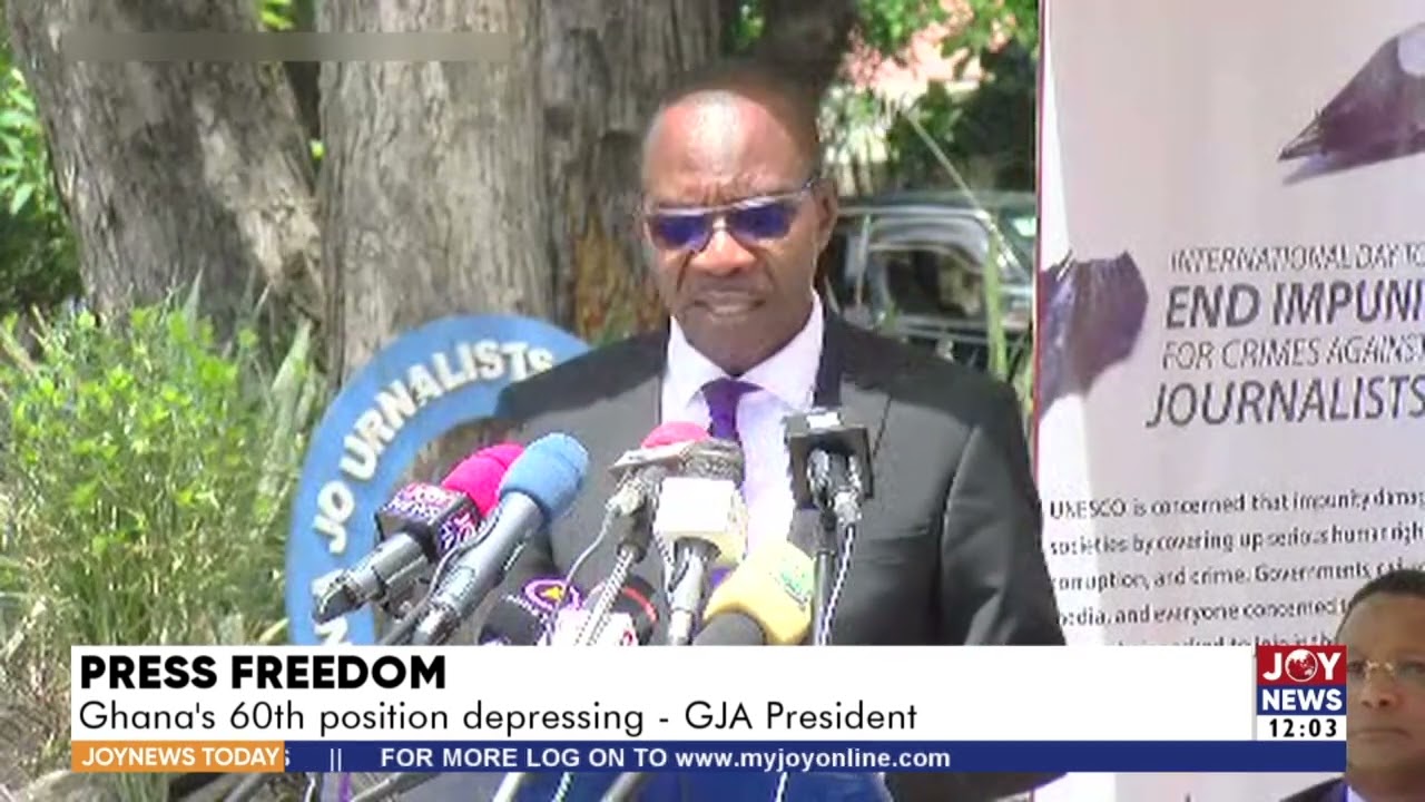 Press Freedom: Ghana&rsquo;s 60th position depressing &ndash; GJA President - Joy News Today (4-5-22)