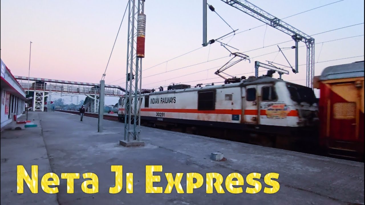 Crossing Neta Ji Express at Phesar Station