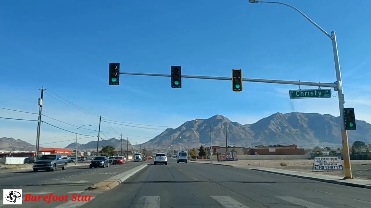 Vegas Sunrise Manor Streets Drive Tour Las Vegas, Las Vegas, NV