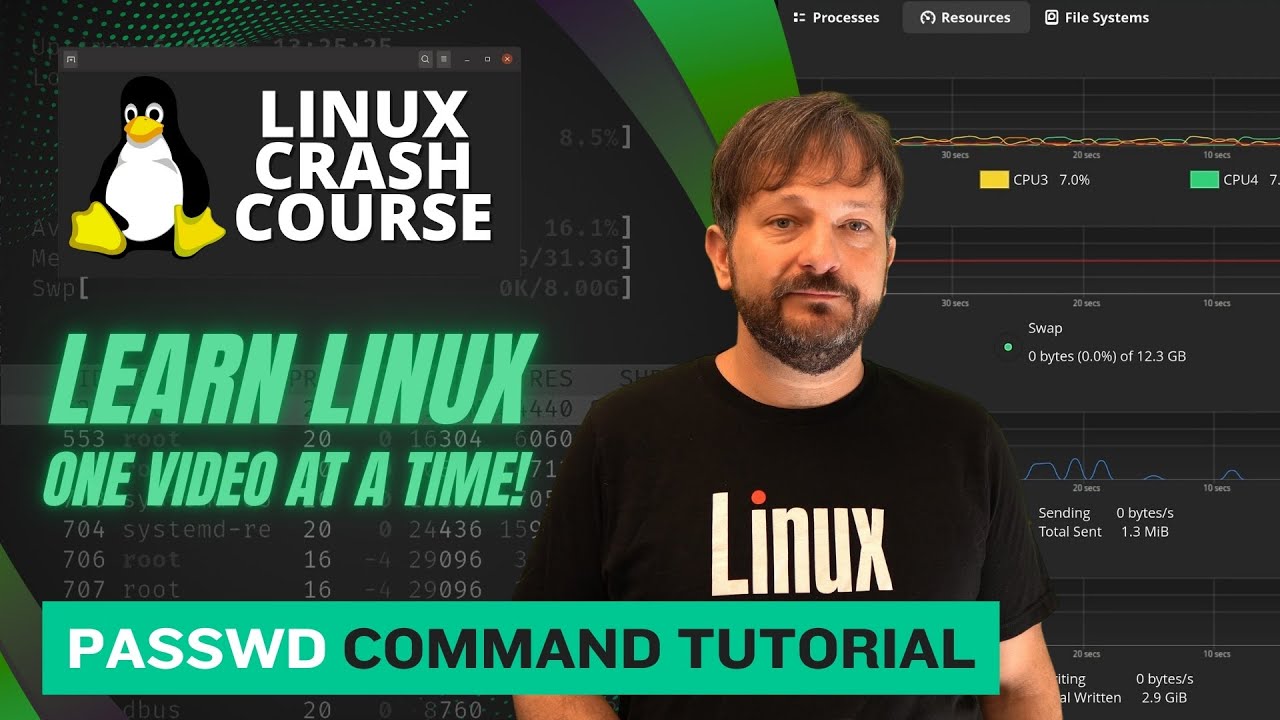 Серия курсов Linux Crash Course &mdash; Использование команды passwd