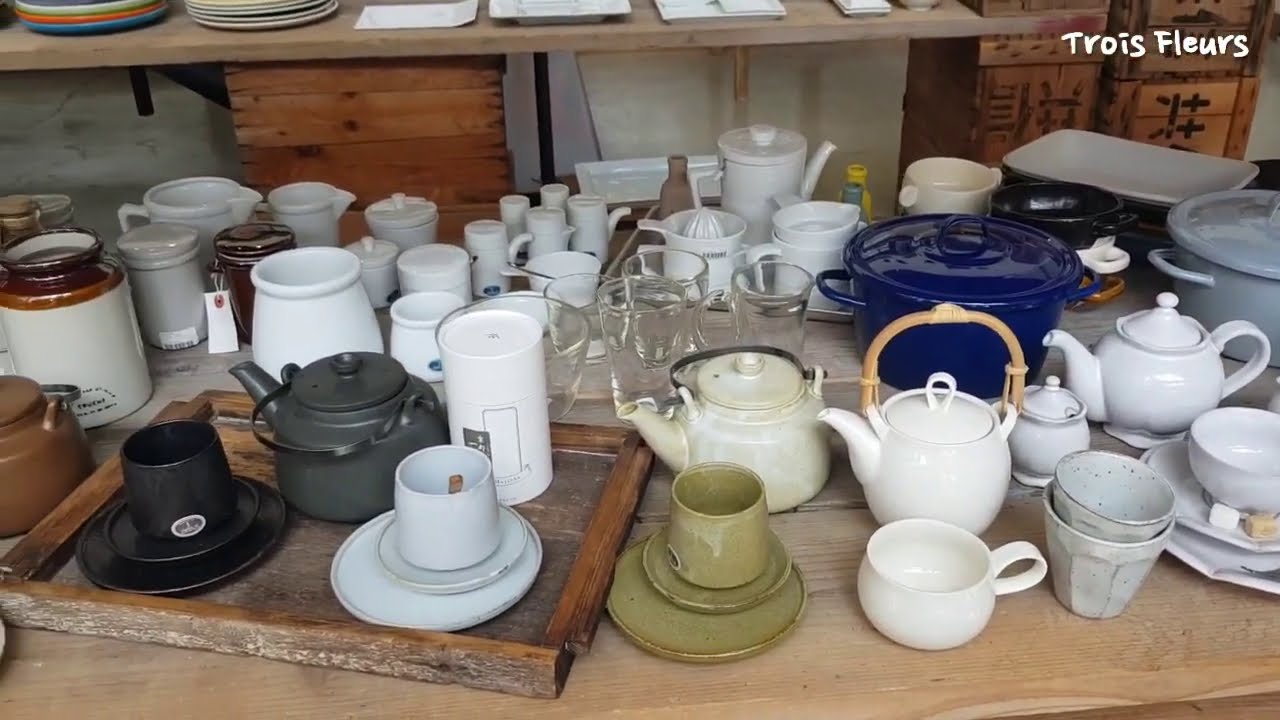 [日本語]일본 Marumitsu Poterie 도자기 그릇 쇼핑! 스튜디오엠, 소보카이 Studio M' & Sobokai スタジオエムとソボカイ食器 ショッピング