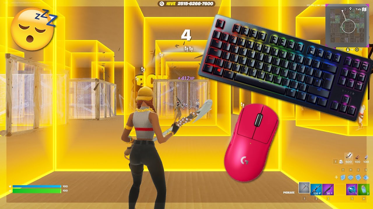 Razer Huntsman TE 😴Satisfying Keyboard & Mouse Sounds ASMR Smooth 4K