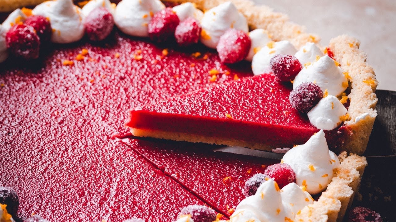 Guaranteed Silky Cranberry Curd Tart (Best Make-Ahead Dessert)