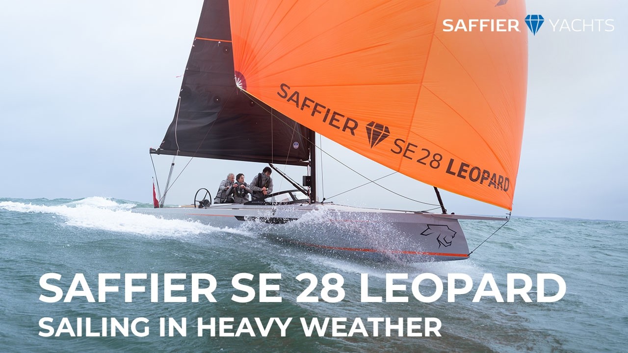 Sailing in heavy weather with the Saffier SE 28 Leopard | Saffier Yachts
