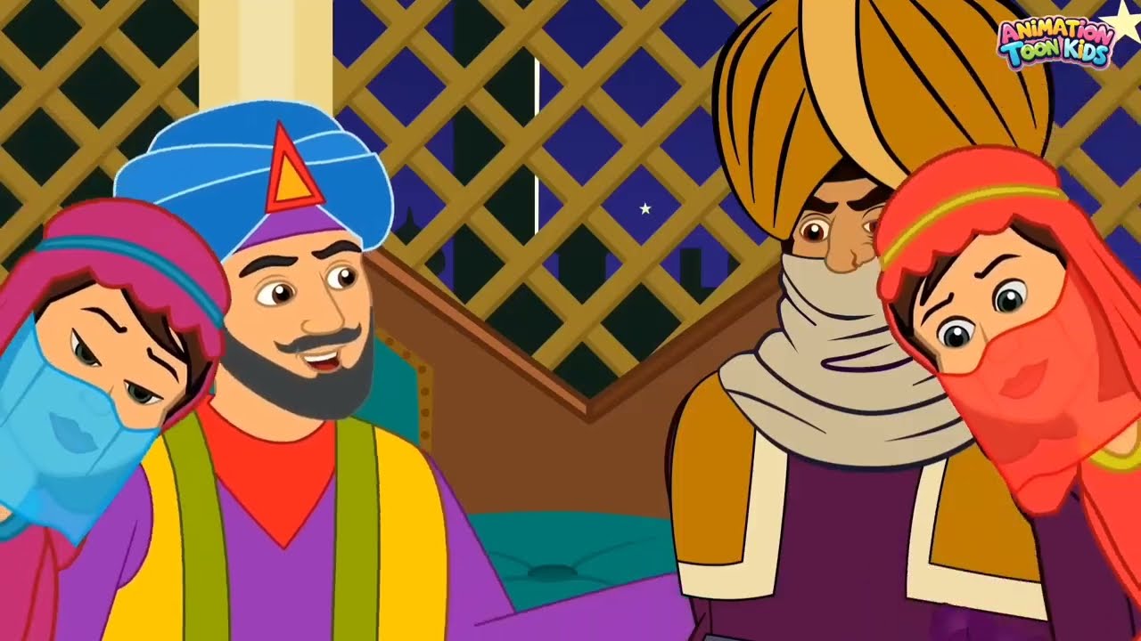 Ali Baba and the 40 Thieves l kids story cartoon animation l Ali Baba and the 40 Thieves Cartoon