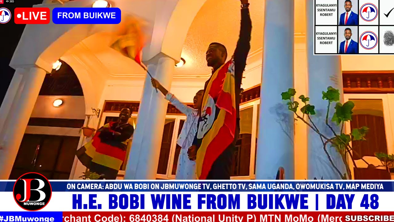 Bobi Wine Finally Arrives Home Safely from Buikwe with His Team