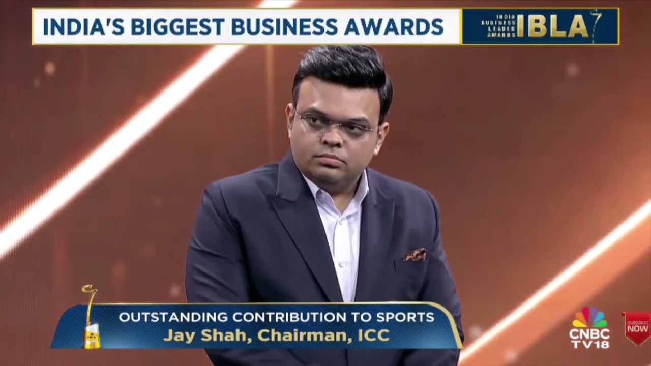Delighted to honour Jay Shah, Chairman, ICC, with the ‘Outstanding Contribution to Sports’ award.