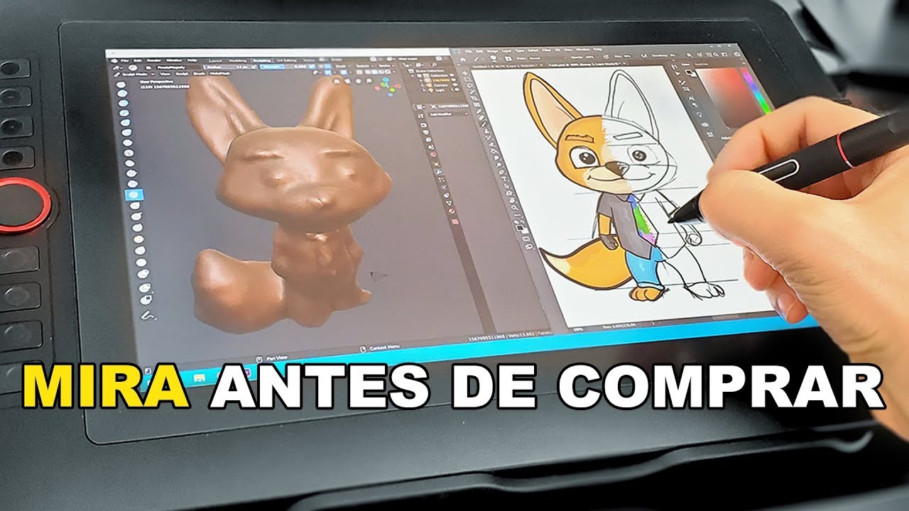 Un Pen Display Económico para Dibujar y crear Arte digital