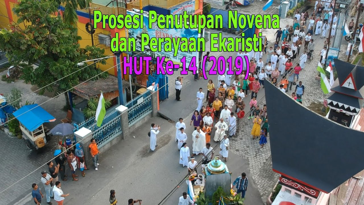 Prosesi Penutupan Novena dan Perayaan Ekaristi HUT Ke-14 (2019)