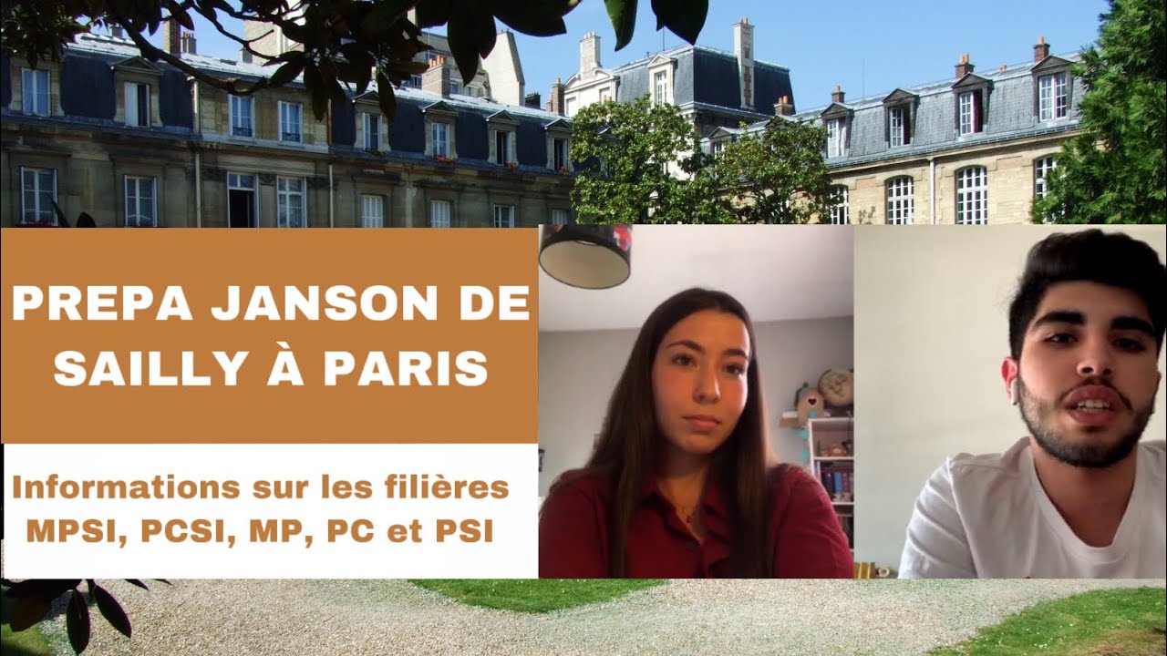 Prépa Janson de Sailly à Paris - Les filières scientifiques (classes de MPSI PCSI MP PC PSI)