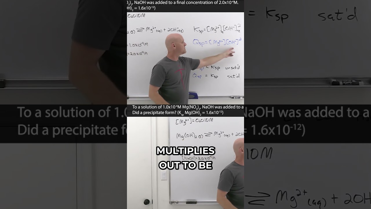 Образуется ли осадок? | Превышает ли Qsp значение Ksp?