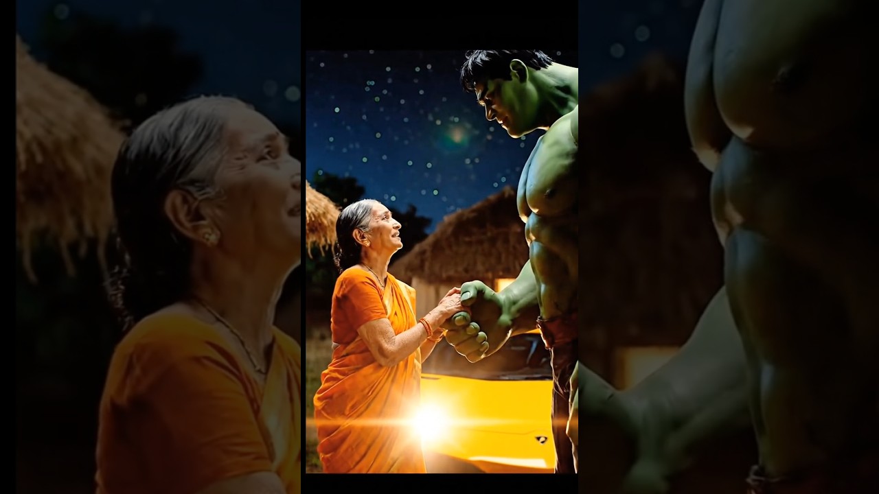 hulk ki maa lambogini se nhi ghumi phir hulk #hulk #maa #shorts #marvel