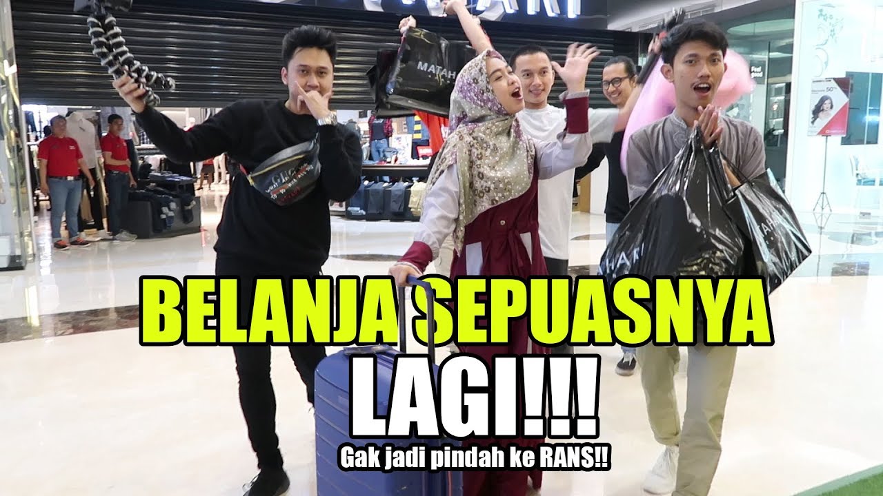 TIM RICIS BELANJA SEPUASNYA JUTAAN RUPIAH SAMPE MALL TUTUP!!!(PART 2)