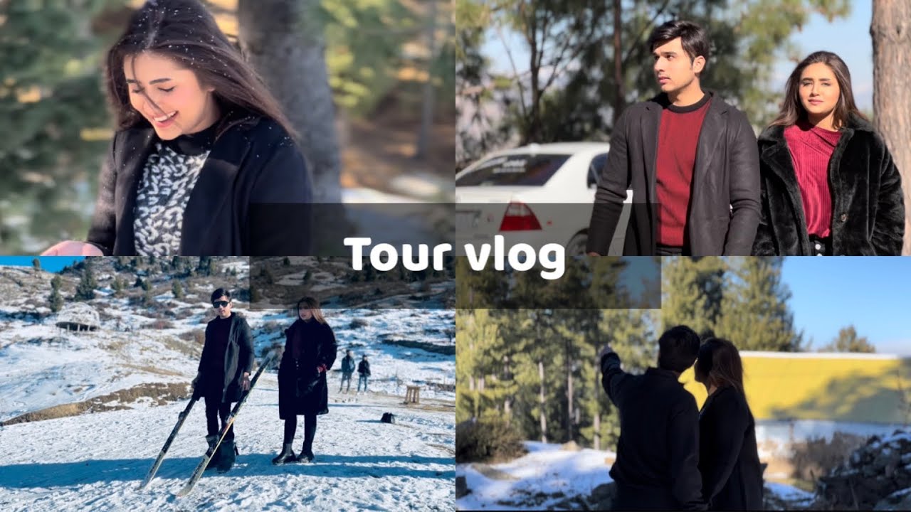 Travel vlog | travel to malam jabba | swat #minahilmalik #harrisali