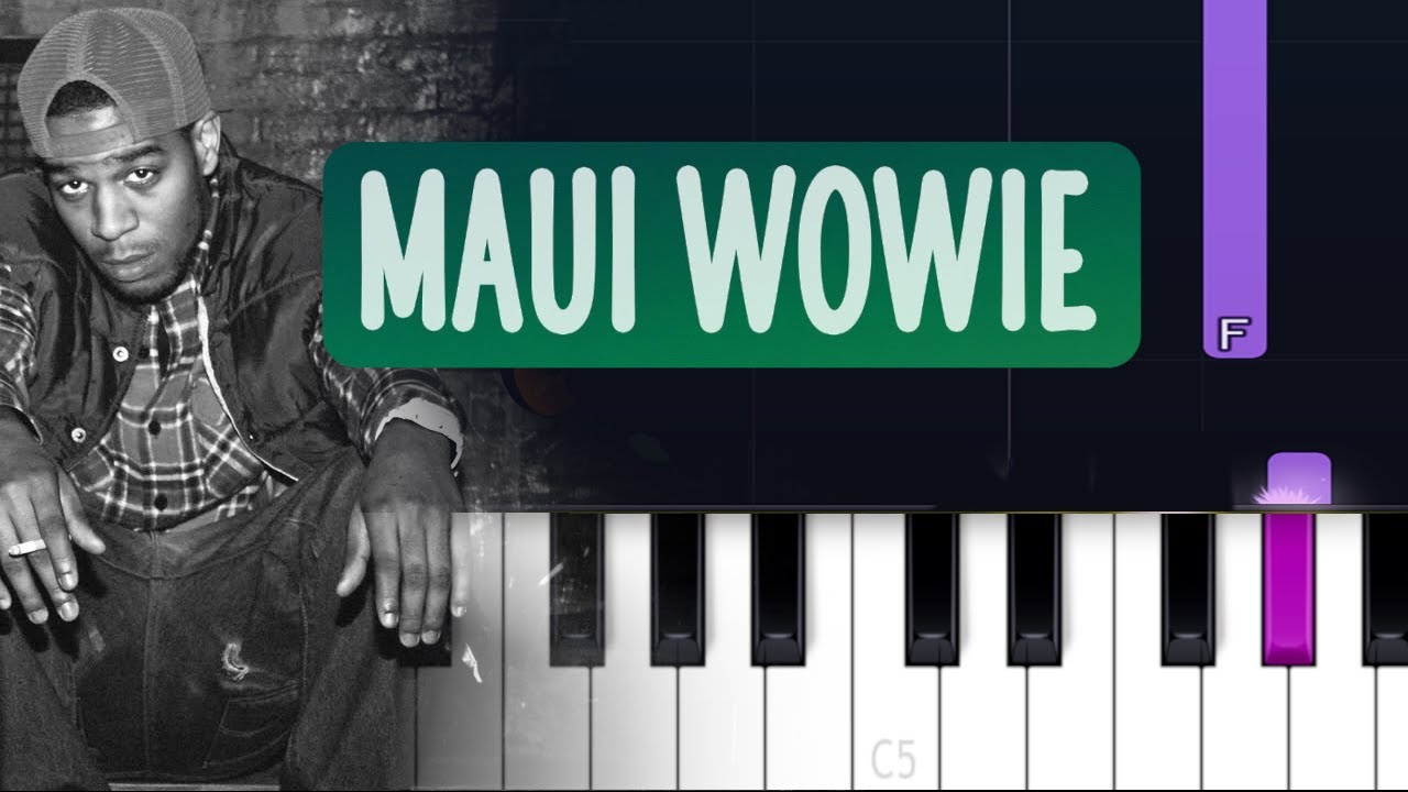 Kid Cudi - Maui Wowie (Piano Tutorial)