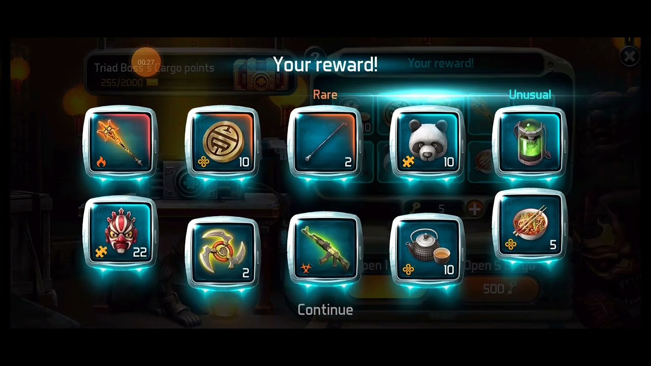 opening 10 Triad big chests - D.O.Z Survival