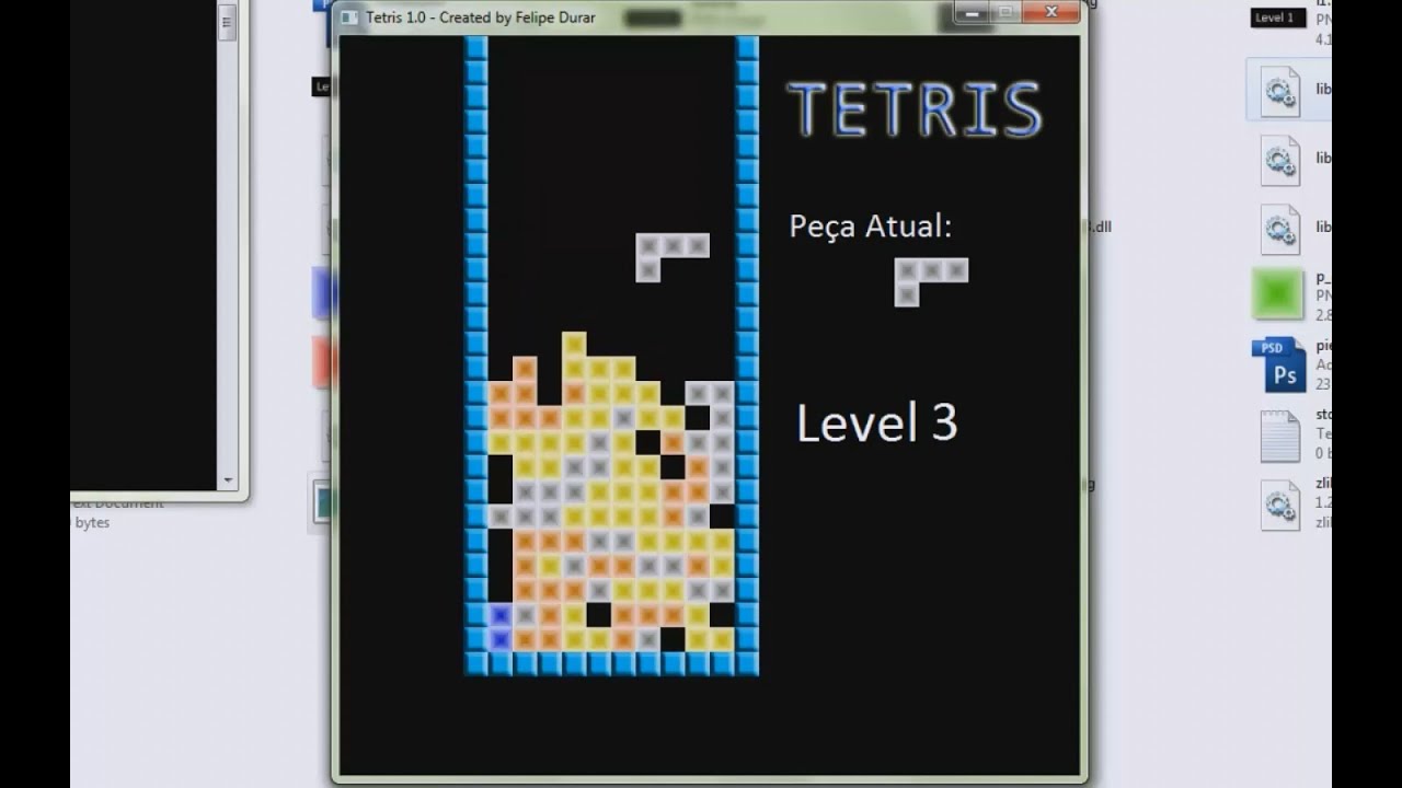 Criando o jogo Tetris em C++ (Creating a Tetris Game in C++ - Speed Programming) usando SDL