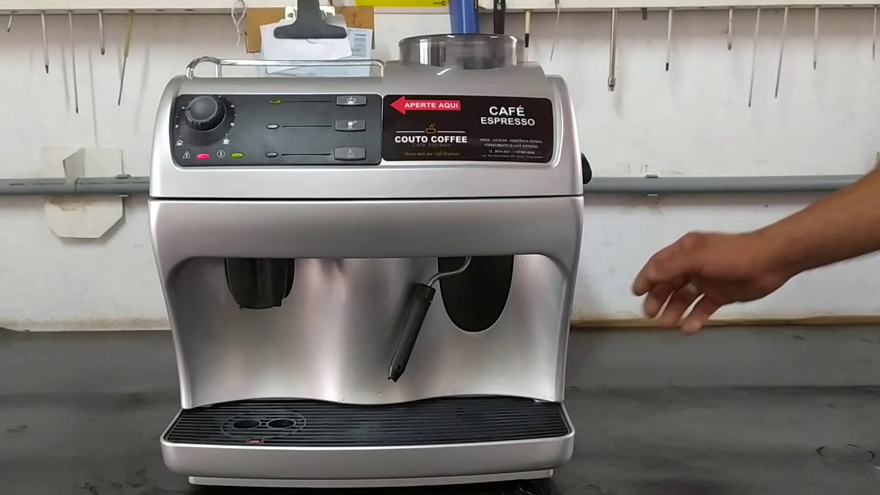 Máquina de café espresso, Gaggia Syncrony : Avaria de falta de água e  como resolver